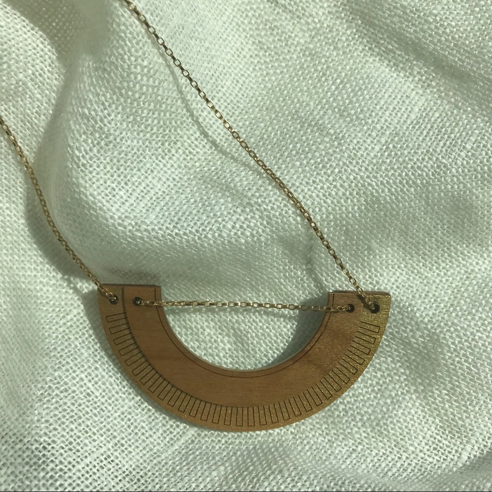 Handmade in Philadelphia: wood necklace